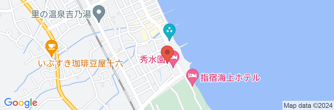 指宿温泉 いぶすき秀水園の地図