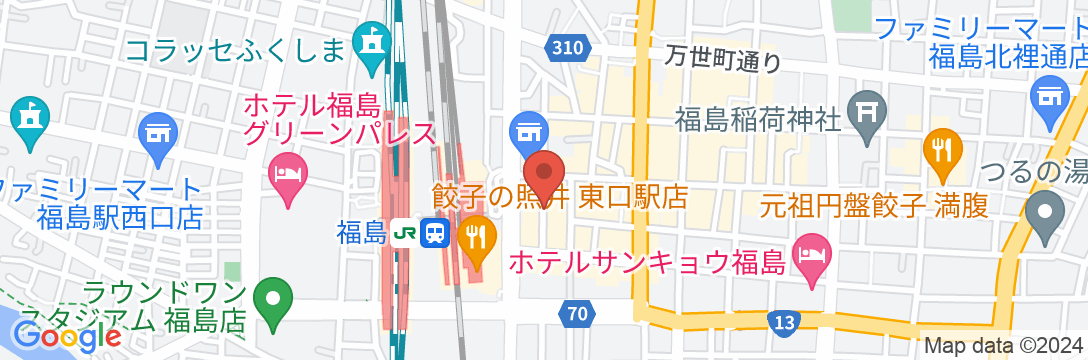 ザ・ホテル大亀の地図