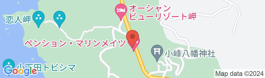 恋人岬プライベートリゾート マリンメイツの地図