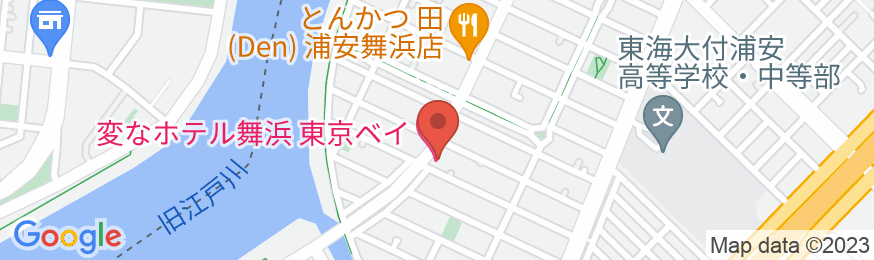 変なホテル舞浜 東京ベイの地図