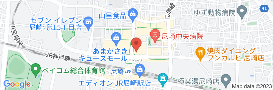 ホテルヴィスキオ尼崎byGRANVIAの地図
