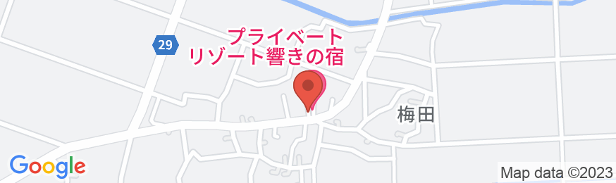 日本家屋 響きの宿の地図