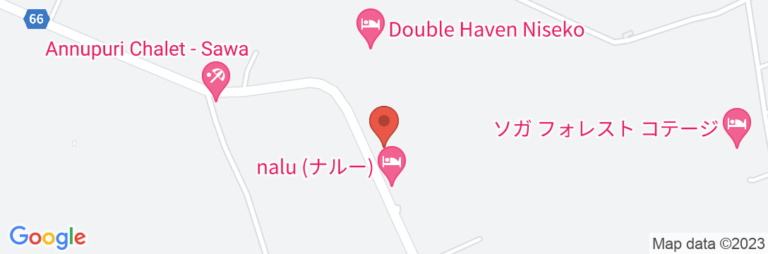 niseko guesthouse nalu.の地図