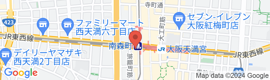プレミアホテル-CABIN PRESIDENT-大阪の地図