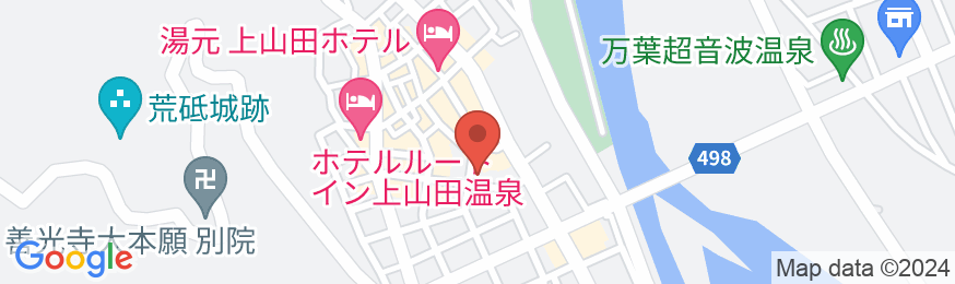 戸倉上山田温泉 亀清旅館の地図