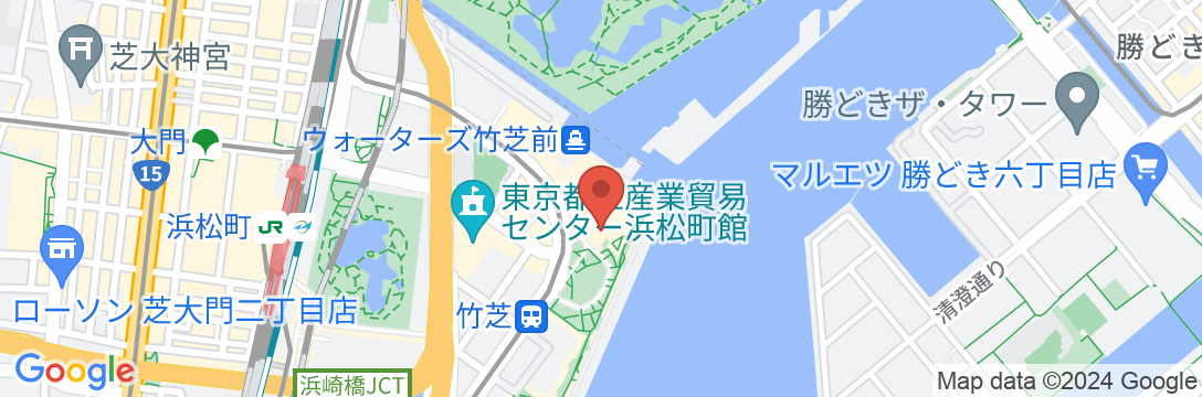 ベイサイドホテルアジュール竹芝・浜松町の地図