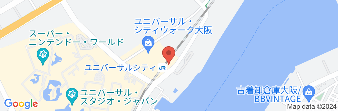 ザ シンギュラリホテル & スカイスパ アット ユニバーサル・スタジオ・ジャパンの地図
