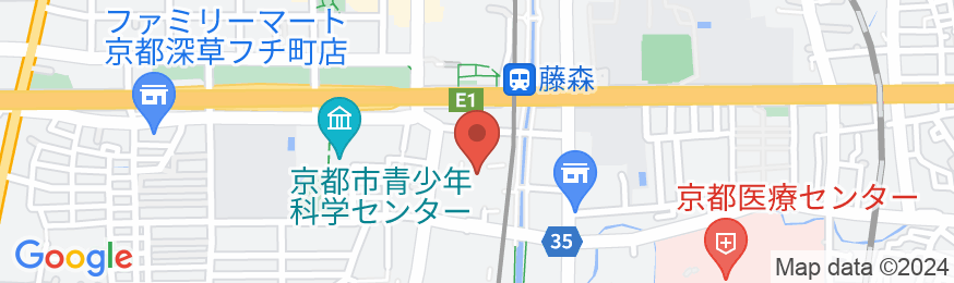 Kyoto Aya Guest Houseの地図
