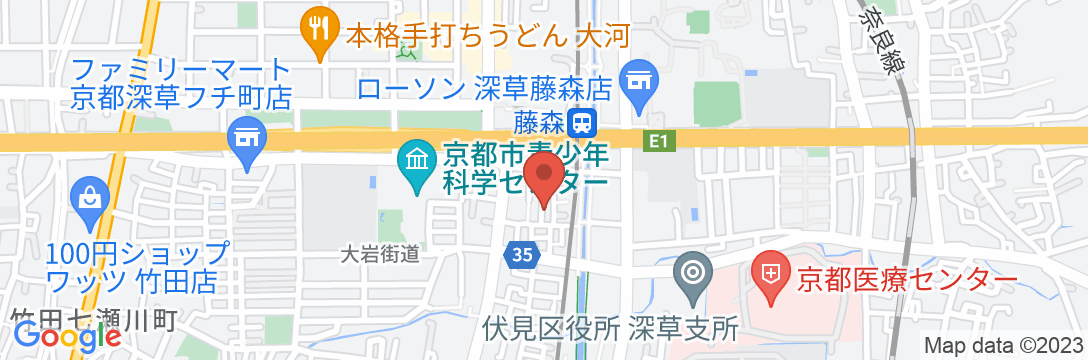 Kyoto Aya Guest Houseの地図
