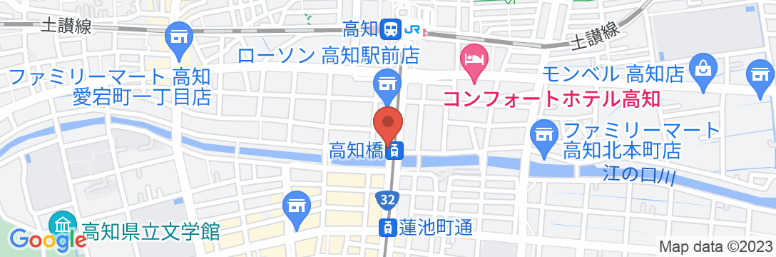 ホテル高砂<高知県>の地図