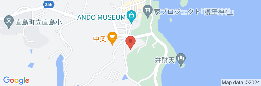 GUESTHOUSE BambooVillage <直島>の地図
