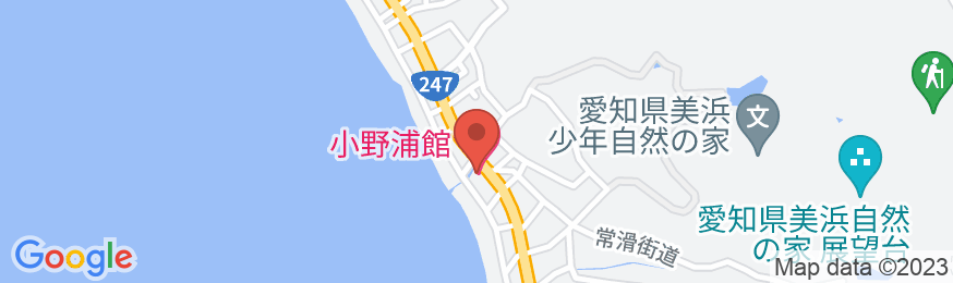 小野浦館の地図