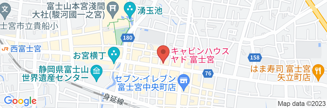 キャビンハウス ヤド 富士宮店の地図