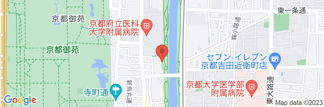 KKR京都 くに荘(国家公務員共済組合連合会京都宿泊所)の地図