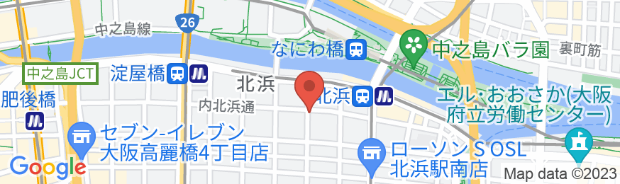 ホテル京阪 淀屋橋の地図