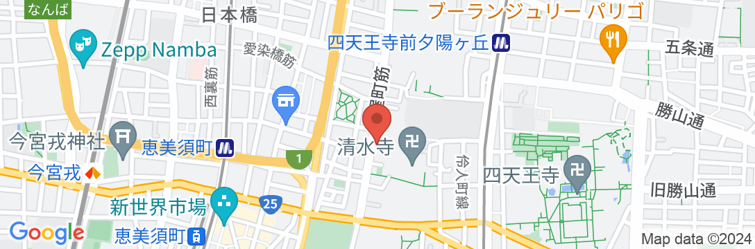 和空 下寺町の地図
