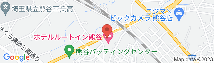 ホテルルートイン熊谷の地図