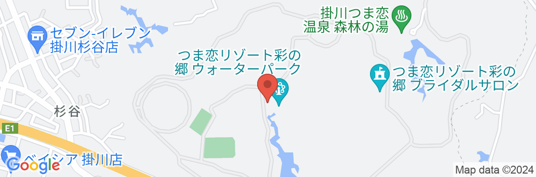 つま恋リゾート 彩の郷の地図
