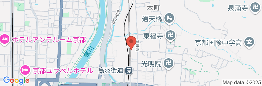 紡 東福寺南門の地図