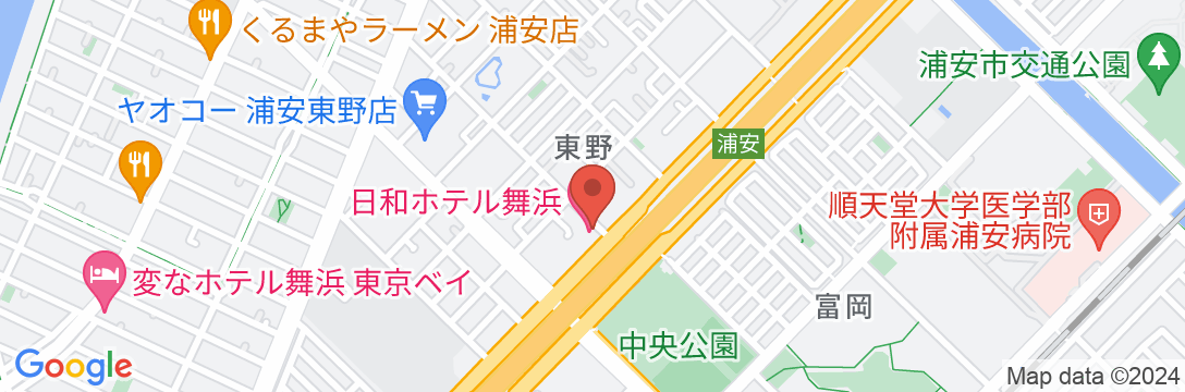 日和(ひより)ホテル舞浜の地図