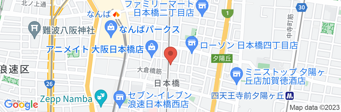 日本橋クリスタルホテルの地図