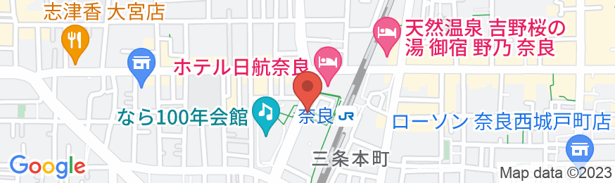 ピアッツァホテル奈良の地図