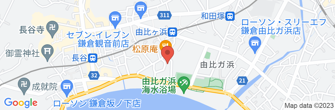 WeBase鎌倉(2023年5月リニューアルオープン)の地図