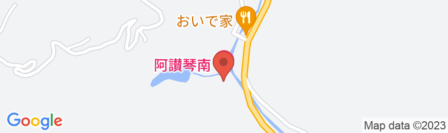 湯山荘 阿讃琴南の地図