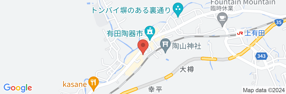 ケラミック有田の地図