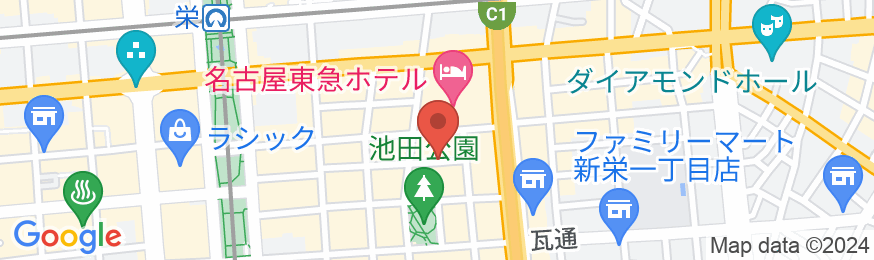 アパホテル〈名古屋栄東〉の地図