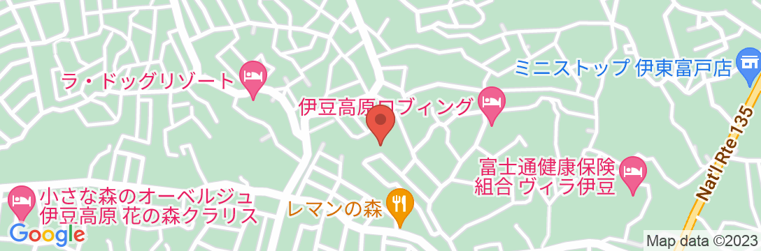 セント〜scent〜 伊豆高原の丘の上に佇む癒し空間の地図