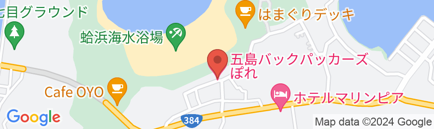 五島バックパッカーズ ぽれ <五島・中通島>の地図