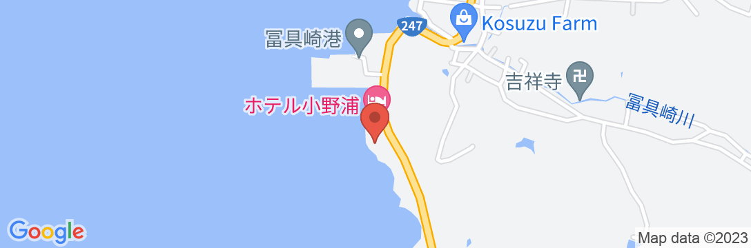 海炎温泉 湯元ホテル小野浦の地図