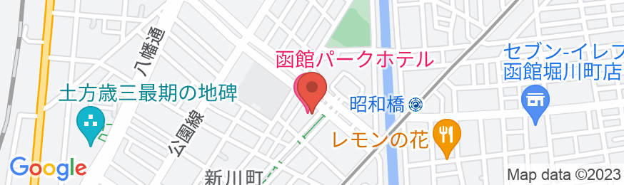 函館パークホテルの地図