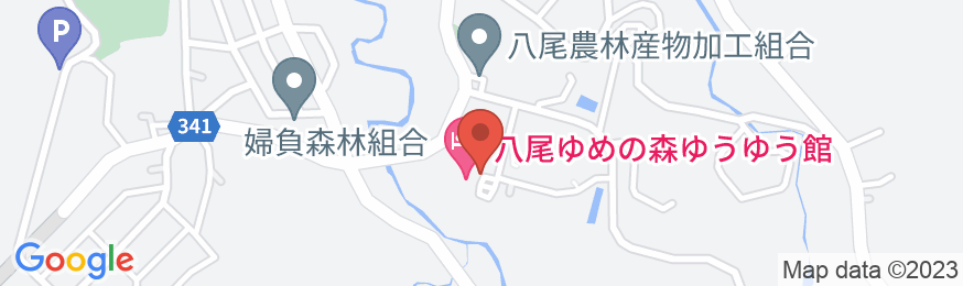 八尾ゆめの森 ゆうゆう館の地図