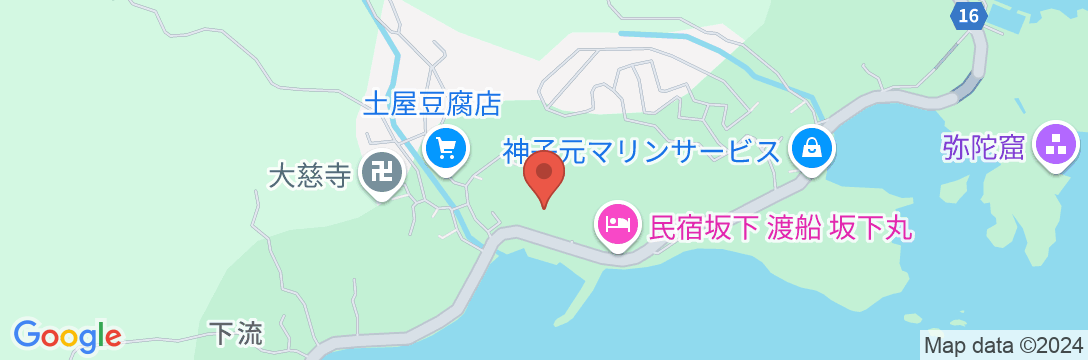 プチ民宿 したる荘の地図