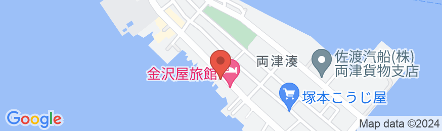 金沢屋旅館 <佐渡島>の地図