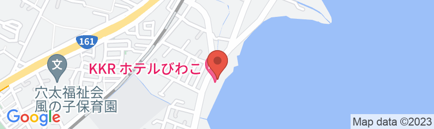 KKRホテルびわこ(国家公務員共済組合連合会びわこ保養所)の地図