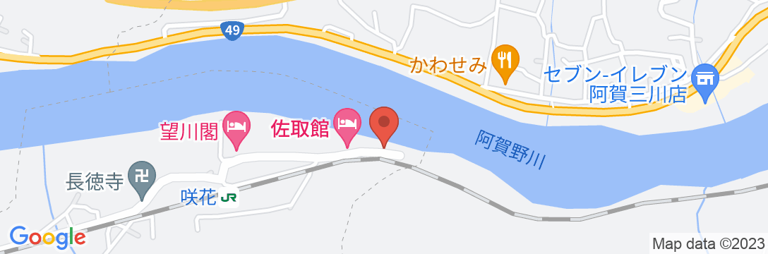 咲花温泉 碧水荘の地図