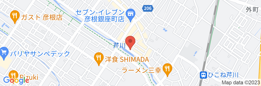 清瀧旅館の地図