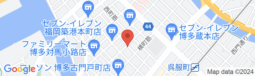 ザ・ワンファイブマリン福岡の地図