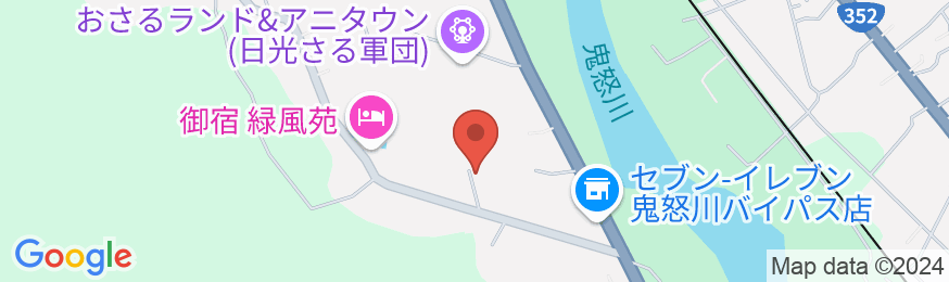 ファミリーロッジ旅籠屋・日光鬼怒川店の地図