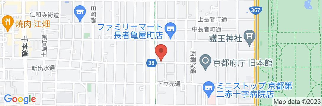 THE JUNEI HOTEL 京都御所西の地図