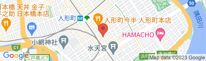 コンドミニアムホテル 欅庵東京日本橋の地図
