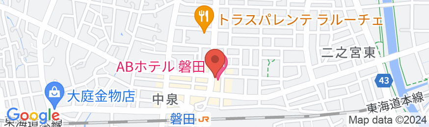 ABホテル磐田の地図