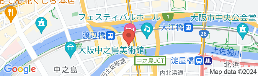 コンラッド大阪の地図