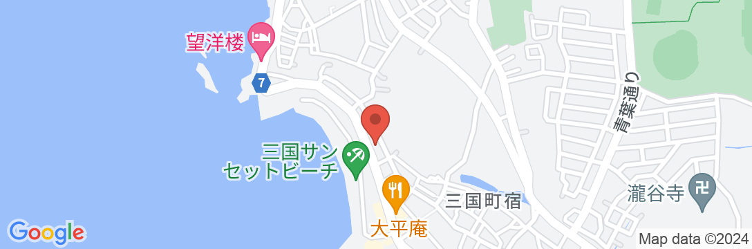 海沿いの隠れ宿 みくに隠居処(いんきょじょ)の地図