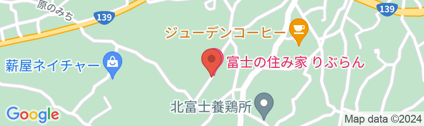 富士の住み家 りぶらんの地図