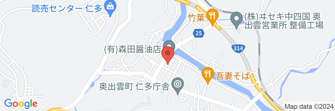 曽田旅館の地図
