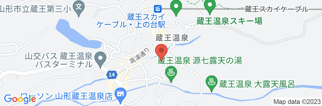 蔵王温泉 名湯舎 創 -MEITOYA SO-の地図